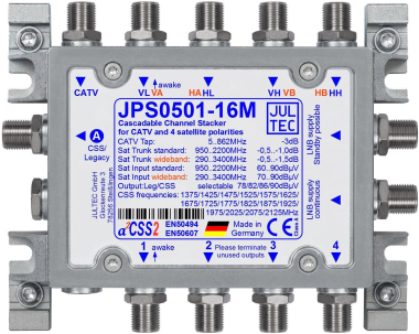 Jultec Einkabelmultischalter JPS0501-16M 