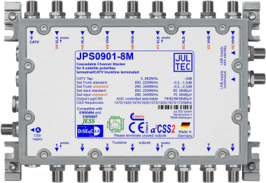 Jultec Einkabelmultischalter  JPS0901-8M 