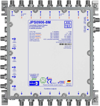 Jultec Einkabelmultischalter  JPS0906-8M 