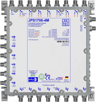 Jultec Einkabelumsetzer       JPS1706-4M 