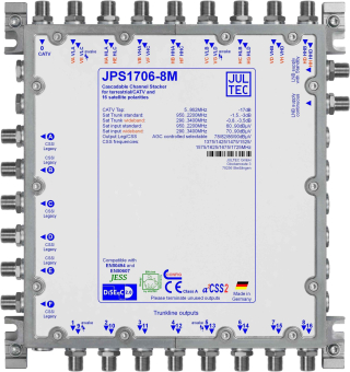 Jultec Einkabelmultischalter  JPS1706-8M 