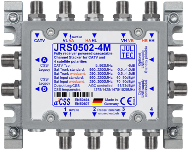 Jultec Einkabelmultischalter  JRS0502-4M 