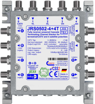 Jultec Einkabelumsetzer     JRS0502-4+4T 