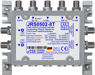 Jultec Einkabelmultischalter  JRS0502-8T 