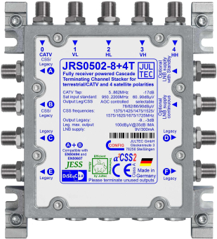 Jultec Einkabelumsetzer     JRS0502-8+4T 