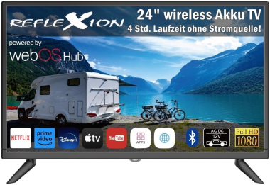 Reflexion LEDA24OSB LED-TV m. Akku 