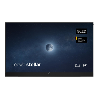Loewe stellar.97 dr+ alu black + black 