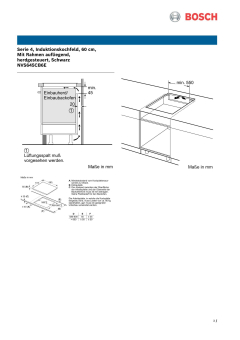 Bosch HND616LS63 sw EB-Herdset 