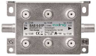 AXING 6fach Abzweiger          BAB 6-01P 