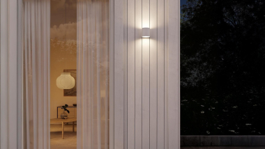 PLEJD Außen-Wandleuchte weiß   OUT-01-W 