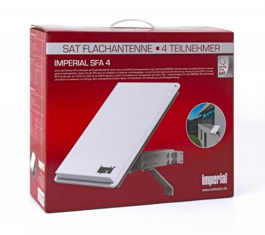 Imperial SFA 4 DVB-S Flachantenne Quad 