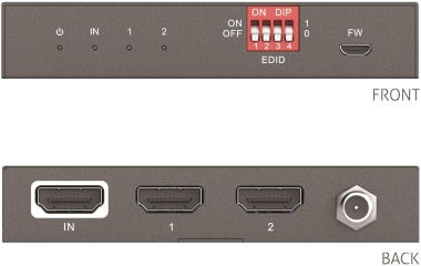 PureLink HDMI Splitter 1x2   PT-SP-HD12D 