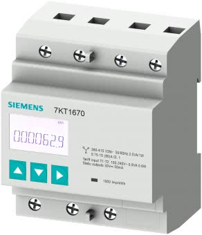 Siemens Energiezähler 3x80A      7KT1666 