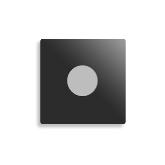 qles Abdeckplatte Licht-Stick  System-M 