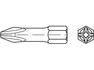 Reyher Bits PH2, 10 Stück im Beutel 