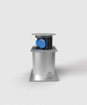 BS 1x Schuko, eckiger Rahmen (neue SV112 