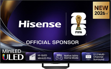 Hisense 55U7DS Pro sw Mini LED-TV 