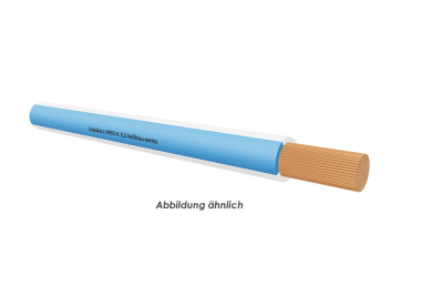 H05V-K 0,5 hellblau-weiss Eca  Ring 100m 