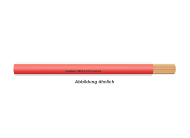 H05V-K 0,5 rot-weiss Eca       Ring 100m 