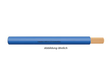 H05V-K 0,75 dunkelblau Eca   Spule 1000m 