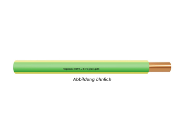 H05V-U 0,75 grün-gelb Eca      Ring 100m 