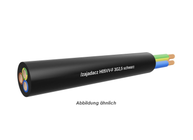 H05VV-F 3G2,5 schwarz Eca   Trommel 500m 