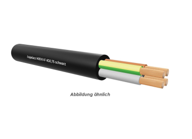 H05VV-F 4G0,75 schwarz Eca      Ring 50m 