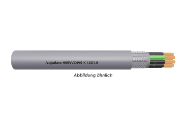 H05VVC4V5-K 12G1,0 VDE/HAR  Trommel 500m 