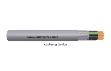 H05VVC4V5-K 25G2,5 VDE/HAR  Trommel 500m 