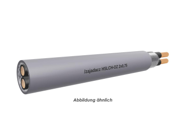 HSLCH-OZ 2x0,75 halogenfrei Trommel 500m 