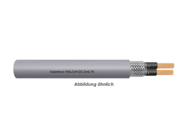 HSLCH-OZ 2x0,75 halogenfrei Trommel 500m 