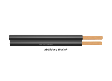 (H)03VH-H 2x0,75 schwarz       Ring 100m 