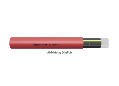 SiHF-JZ 25x0,75 rot-braun   Trommel 500m 