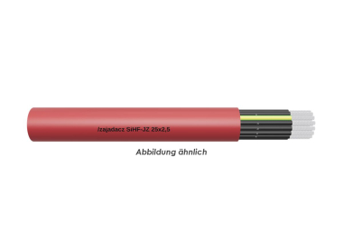 SiHF-JZ 25x2,5 rot-braun    Trommel 500m 