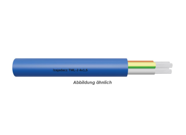 TML-J 4x1,5 rund blau            Trommel 