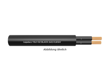 YSLY-OZ BLACK 2x0,5 Eca     Trommel 500m 
