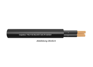 YSLY-OZ BLACK 3x0,75 Eca    Trommel 500m 