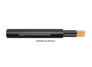 YSLY-OZ BLACK 4x0,5 Eca     Trommel 500m 