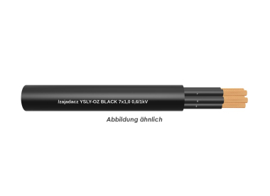 YSLY-OZ BLACK 7x1,0 Eca     Trommel 500m 