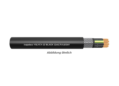 YSLYCY-JZ BLACK 12x0,75 0,6/1kV   TR500m 