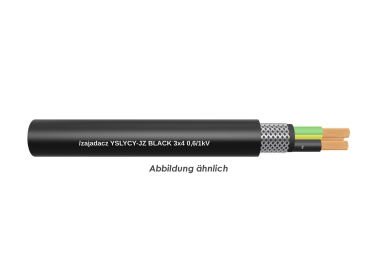 YSLYCY-JZ BLACK 3x4 0,6/1kV Trommel 500m 
