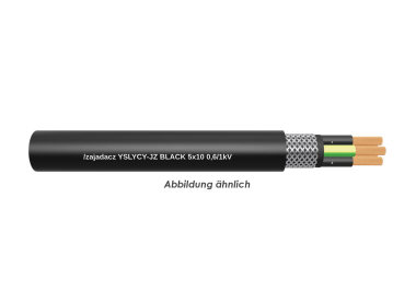 YSLYCY-JZ BLACK 5x10 0,6/1kV      TR500m 
