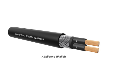 YSLYCY-OZ BLACK 2x2,5 0,6/1kV     TR500m 