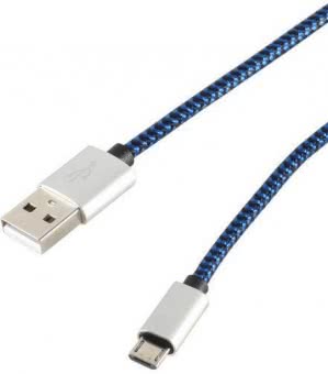 Hapena MicroUSB-Kabel 0,9m    5121020103 