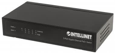 Intellinet 5-Port Gigabit PoE+    561228 