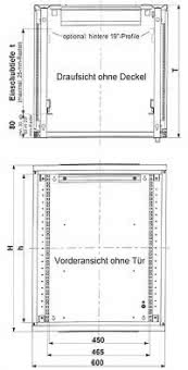 Vertiv 19Z-Wandschrank 6HE    05.010.014 
