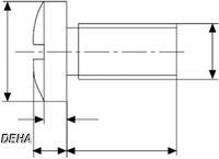 KNUE Li.-Schraub.M6X16+Scheiben 6^4 (per 