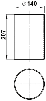 Albert G-373, Acryl-Rohr klar   10260373 