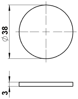 Albert G 488, Glasscheibe d =   90220488 