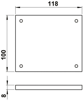 Albert G 491, Acrylglasscheibe  90270491 
